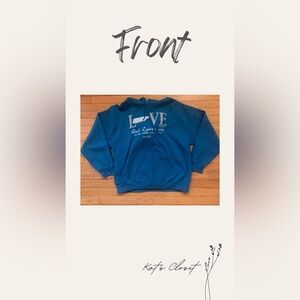 Blue XL Christian Isaiah Pullover Hoodie